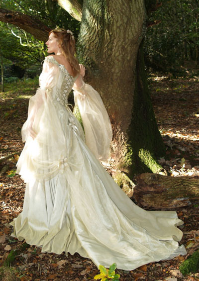 gown medieval wedding